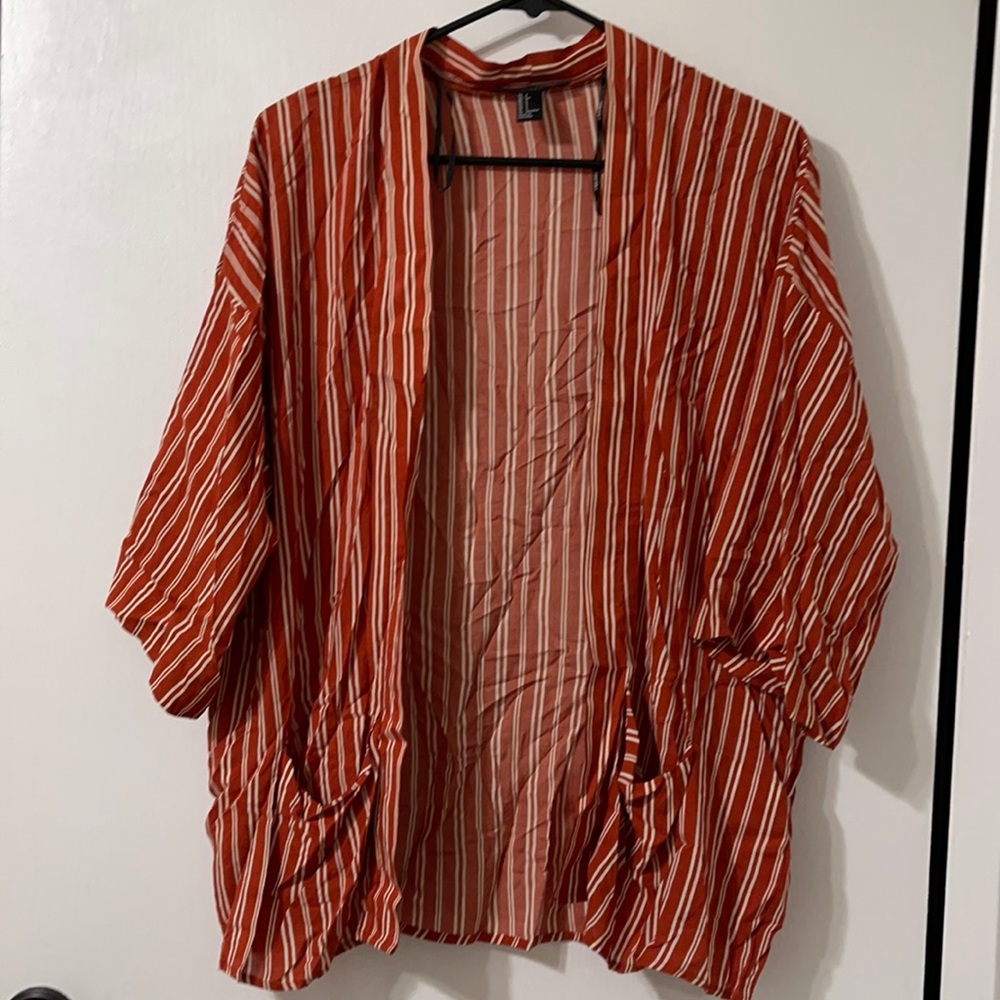 FOREVER 21 RUST KIMONO